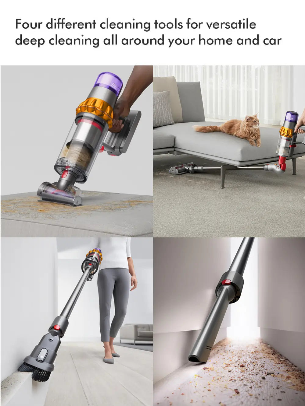 Dyson V15 2024 Detect Absolute Cordless Vacuum Cleaner with Doc Kit, Silver - 72406242034037 