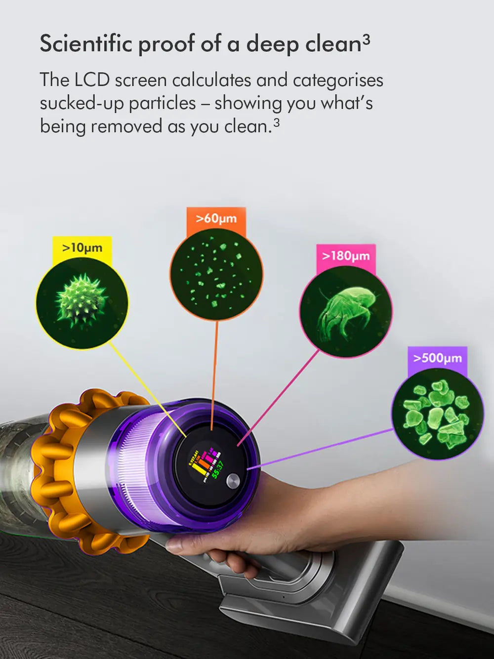 Dyson V15 2024 Detect Absolute Cordless Vacuum Cleaner with Doc Kit, Silver - 72406242066805 