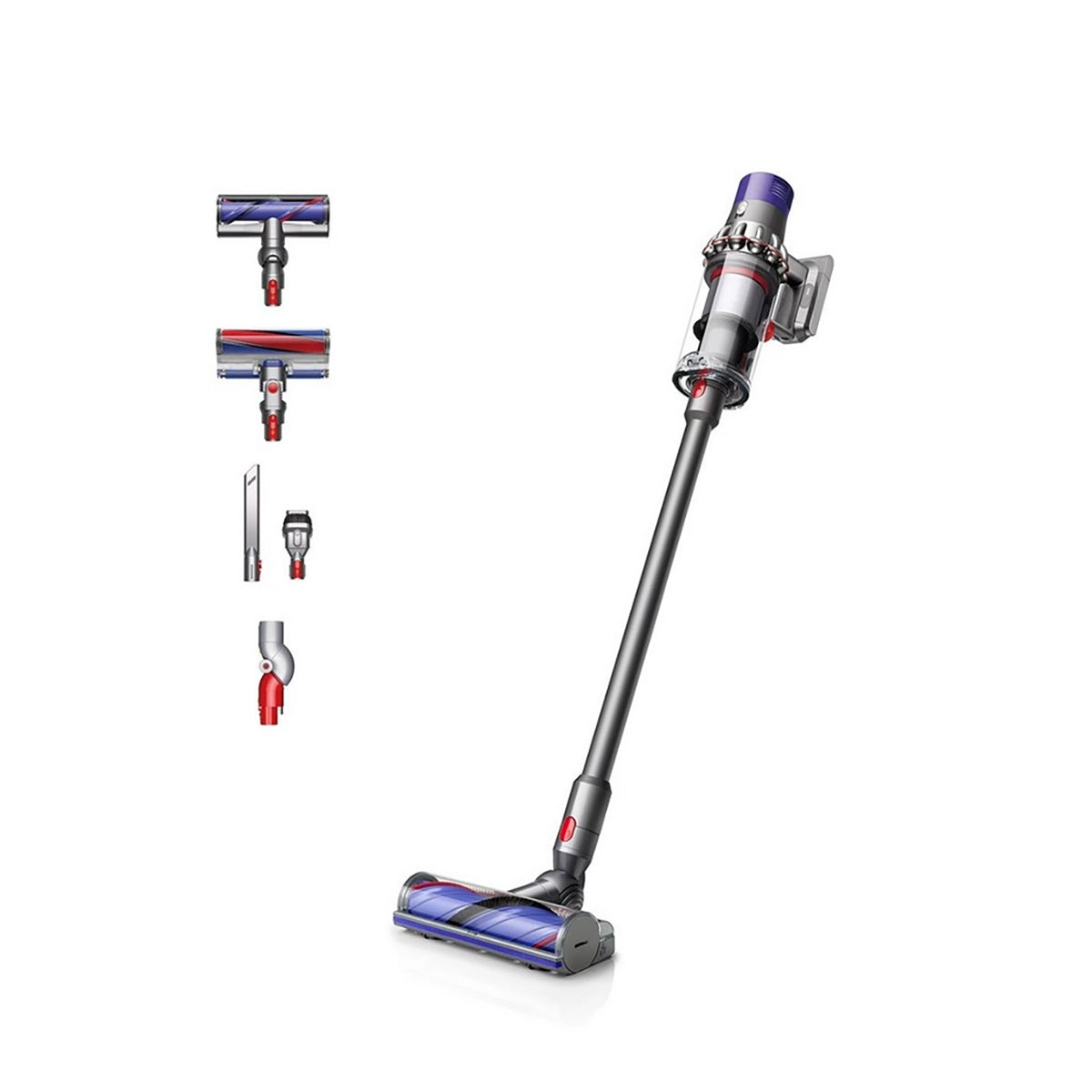 Dyson V10TOTALCLEAN Stick Vacuum Cleaner, 60 Minutes Run Time - Nickel/Black