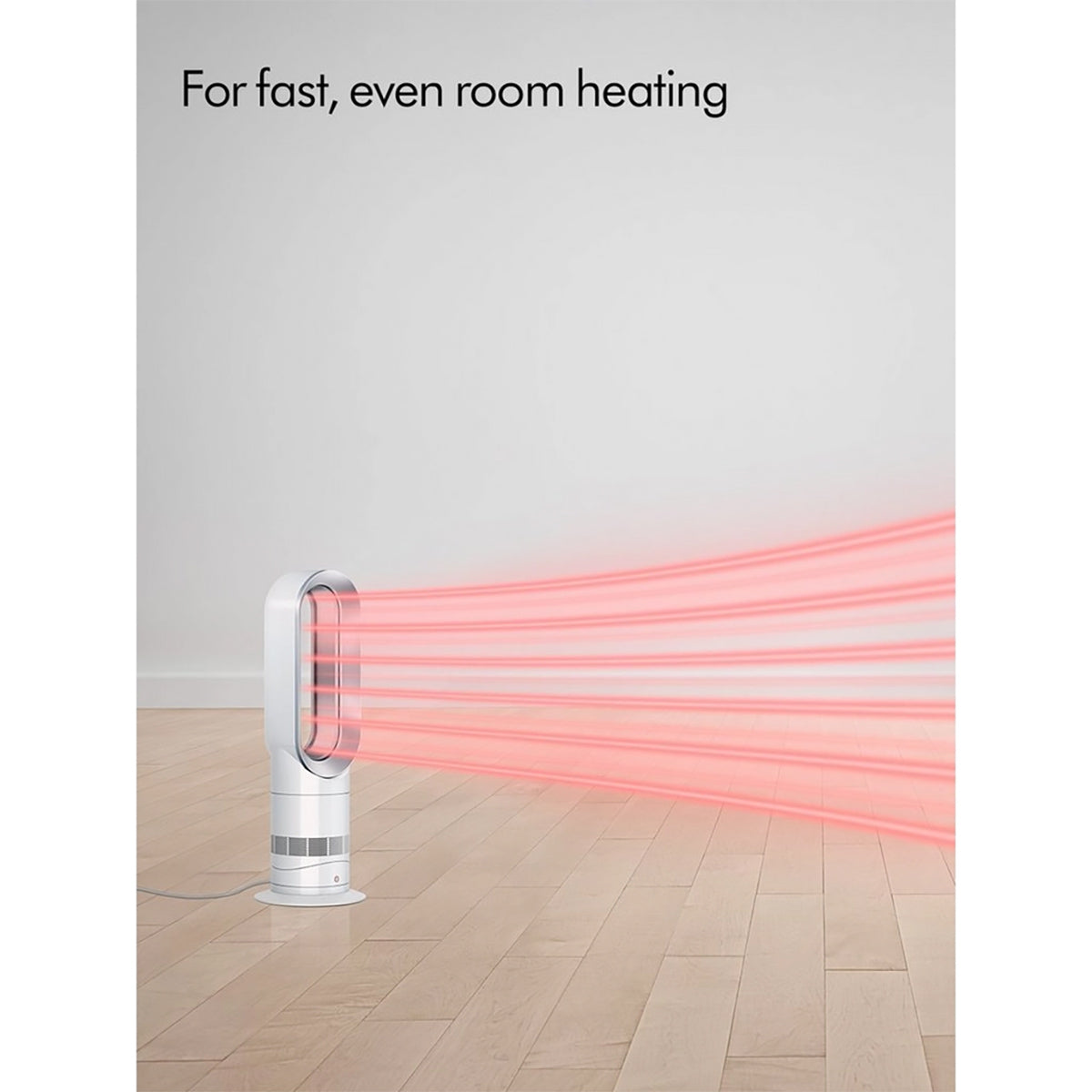 Dyson AM09 Hot and Cool Fan, Bladeless Technology - White