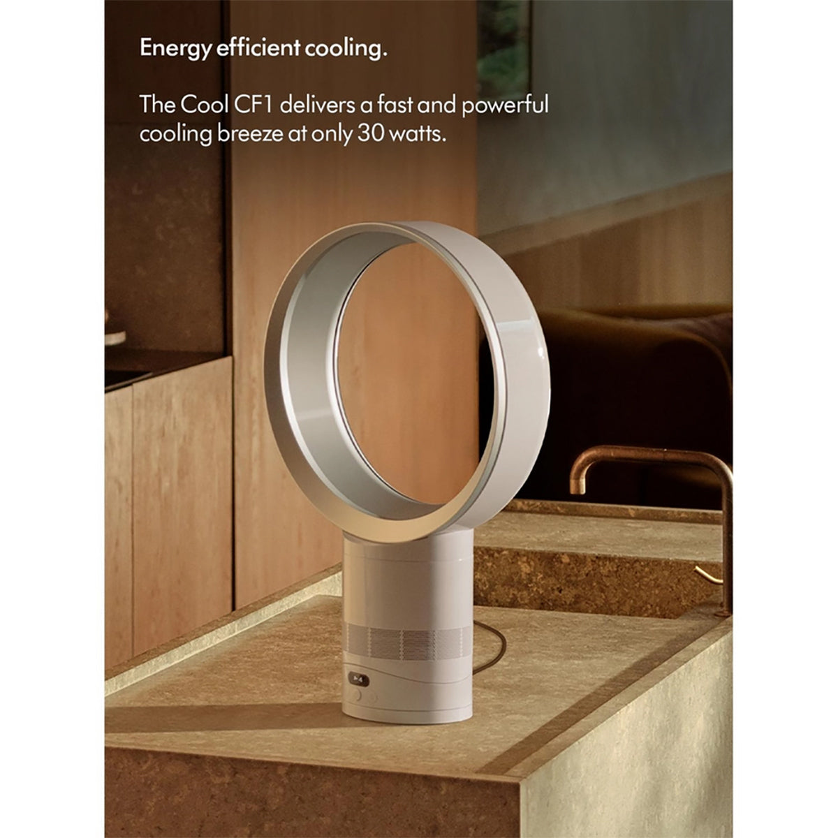 Dyson Cool CF1 Cooling Fan, White/Silver
