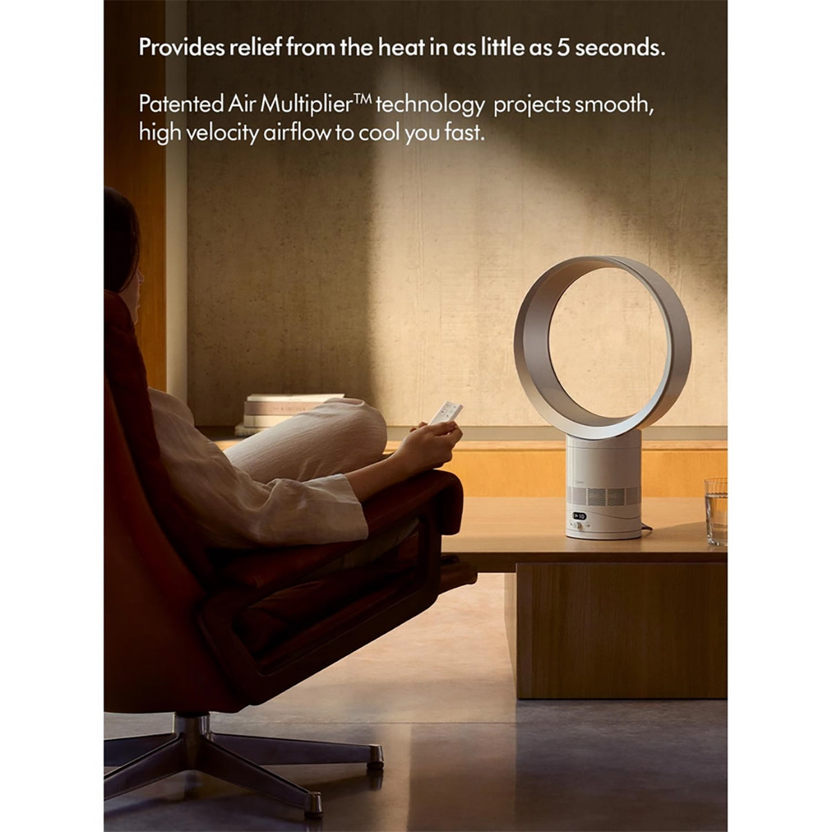 Dyson Cool CF1 Cooling Fan, White/Silver