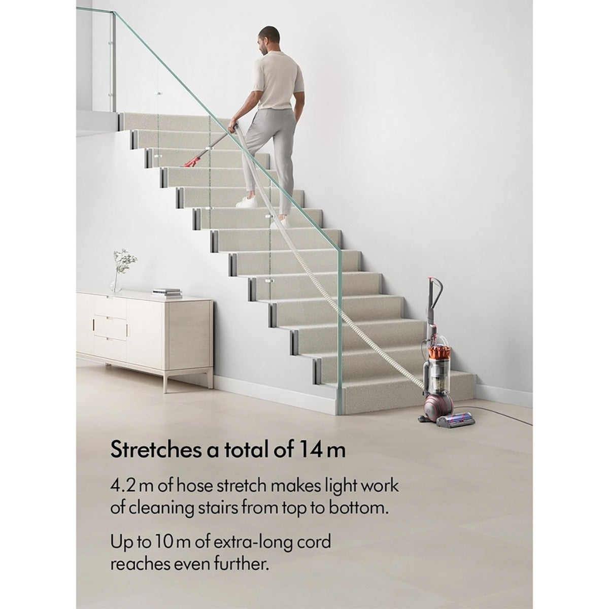 Dyson BALLANIMALMFNEW Ball Animal Multi-Floor Upright Vacuum Cleaner - Silver