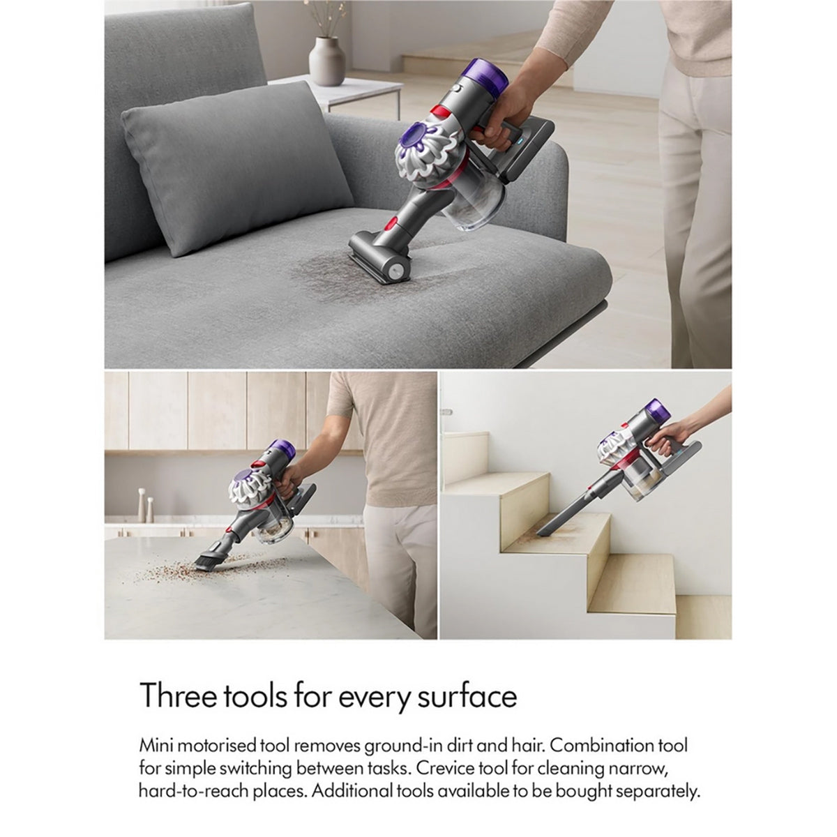 Dyson CAR+BOAT Handheld Vacuum Cleaner, 50 Minutes Run Time - Grey
