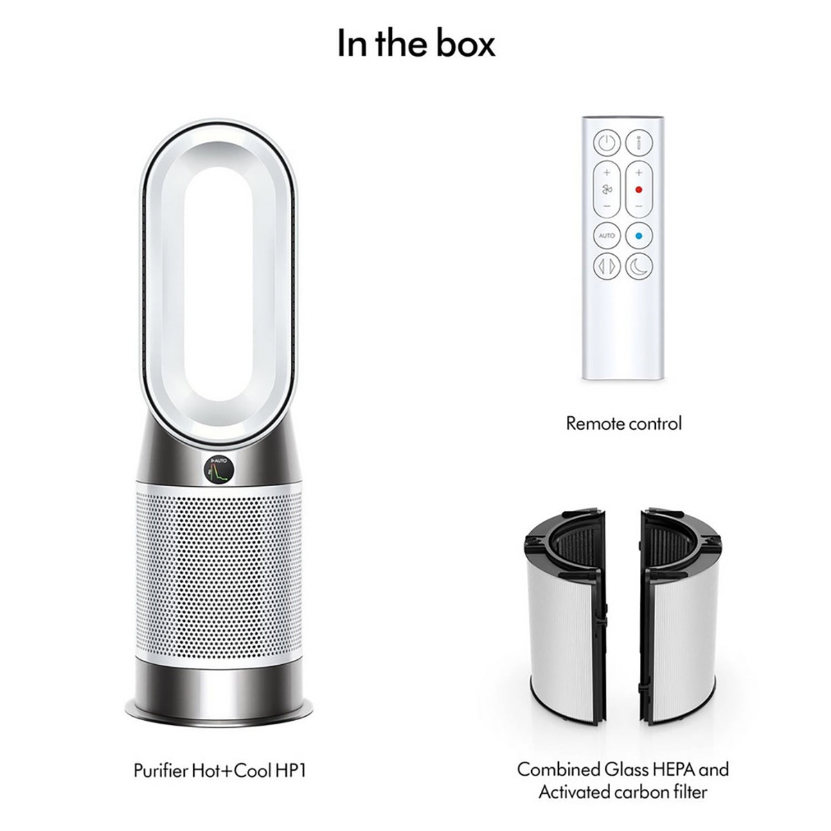 Dyson HP11 Hot + Cool Purifier, 290L Airflow - White