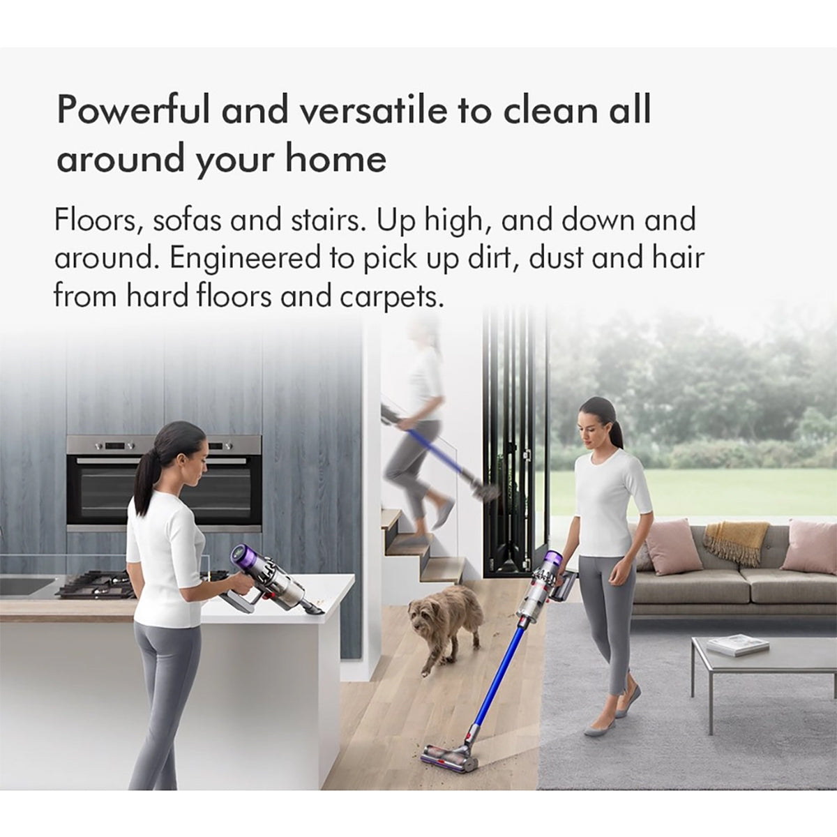 Dyson V11-2023 Cordless Stick Vacuum Cleaner, 60 Minutes Run Time, LCD Screen - Blue