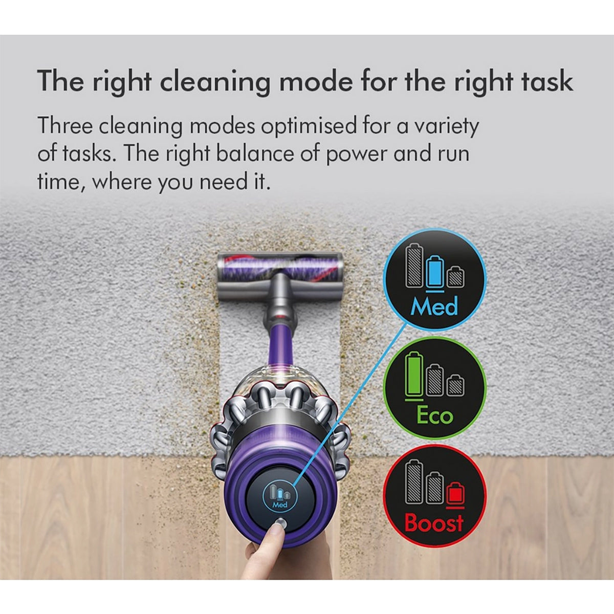 Dyson V11-2023 Cordless Stick Vacuum Cleaner, 60 Minutes Run Time, LCD Screen - Blue