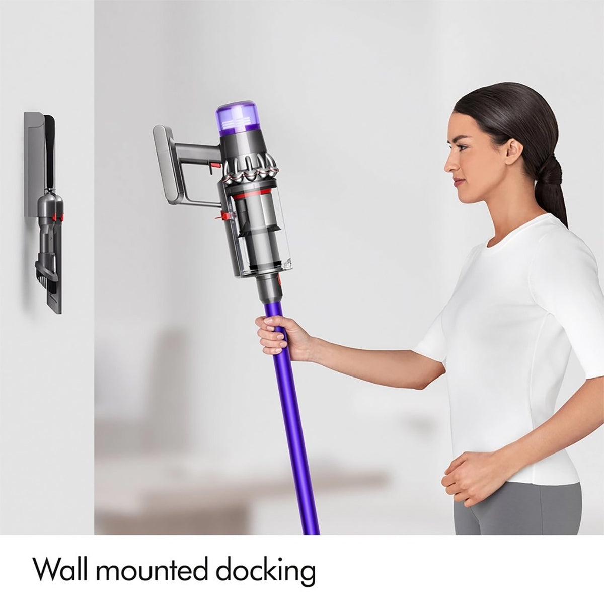 Dyson V11ADVANCED-24 Cordless Vacuum Cleaner, 60 Minutes Run Time - Nickel, Purple