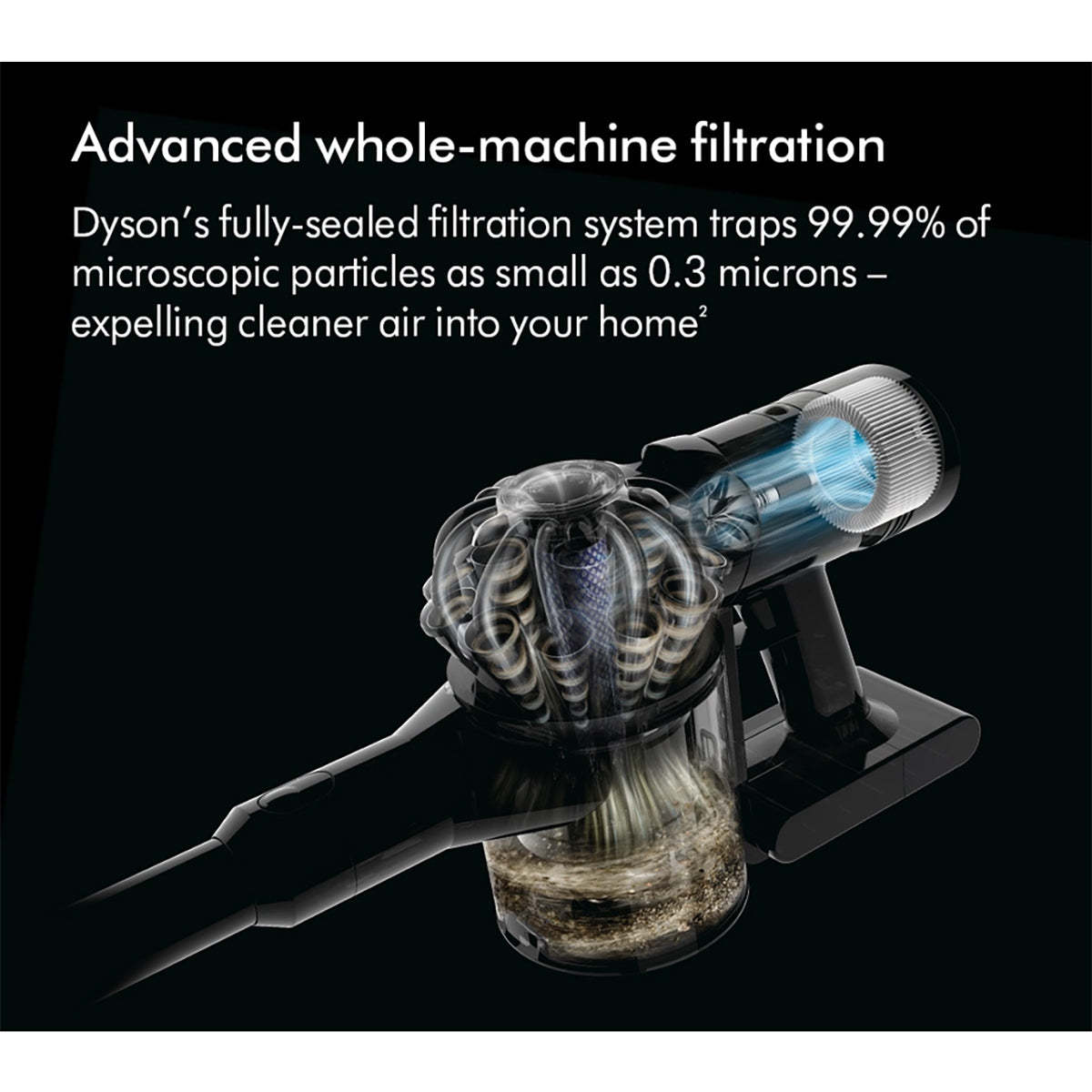 Dyson V8ADVANCED-24 Cordless Vacuum Cleaner, 40 Minutes Run Time - Silver/Nickel