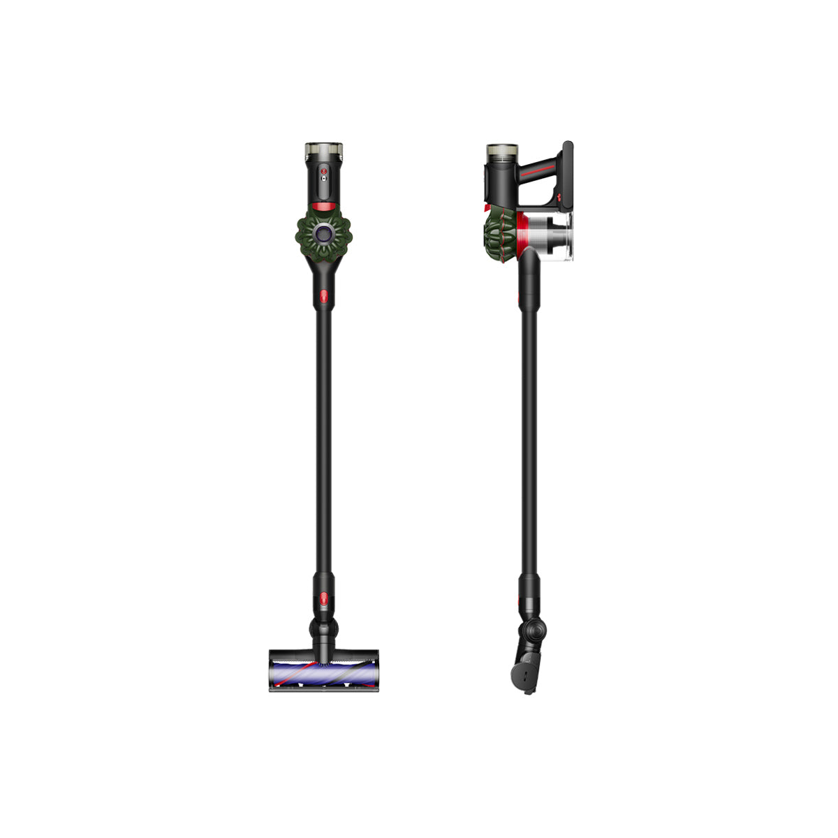 Dyson V8CYCLONENEW Cordless Vacuum with Furniture Cleaning Kit And 60 Minutes Run Time, Black/Green
