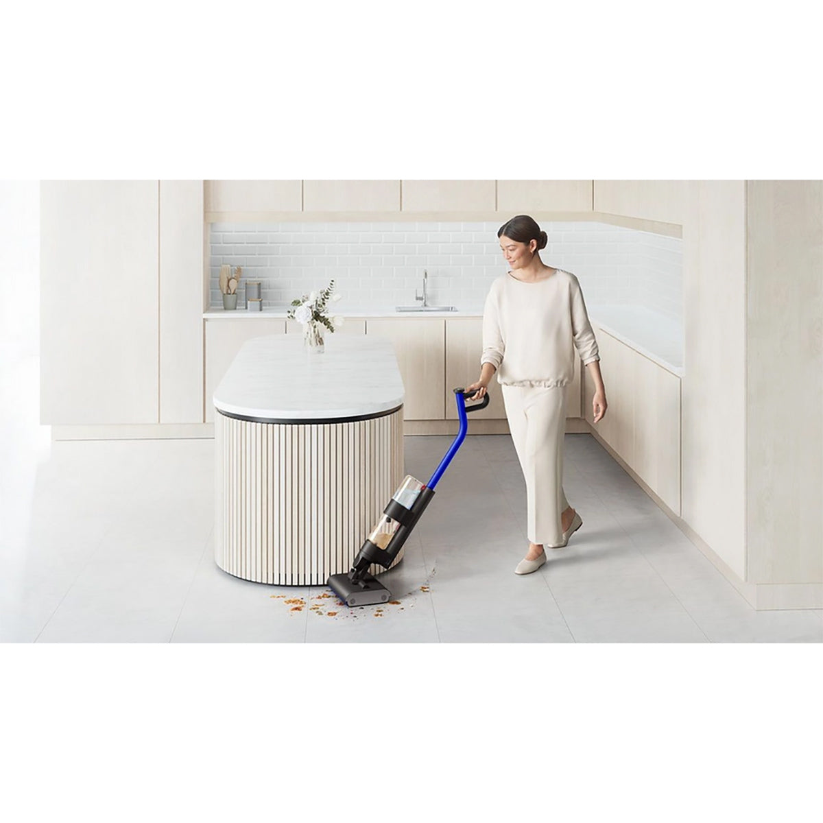 Dyson WASHG1 Wet Floor Cleaner For Hard Floors, 35 Minutes Run Time - Matte Black/Ultra Blue