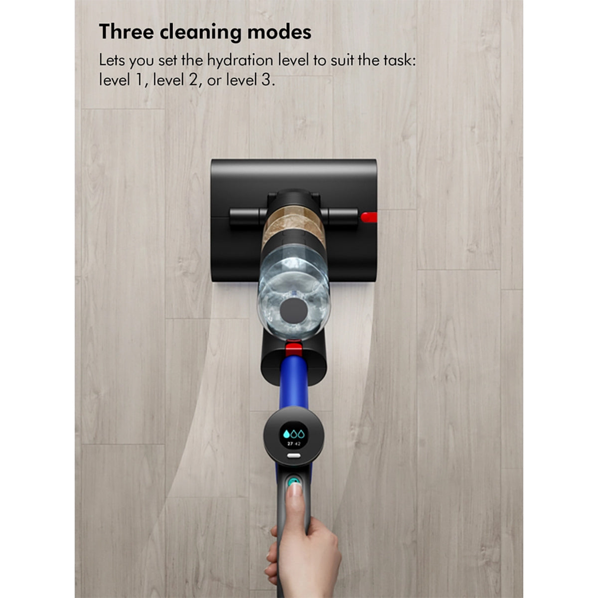 Dyson WASHG1 Wet Floor Cleaner For Hard Floors, 35 Minutes Run Time - Matte Black/Ultra Blue