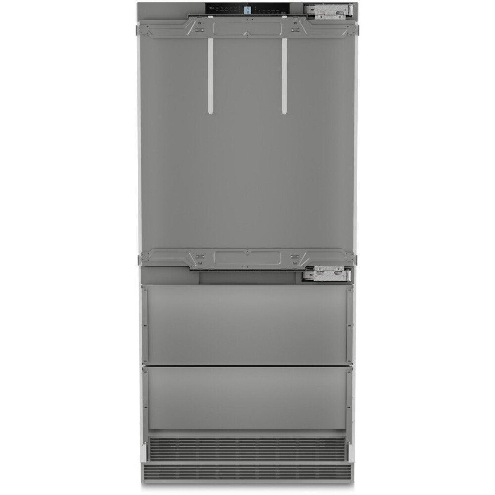Liebherr ECBNe 8870 American Fridge Freezer, Silver, E Rated - 43340199592159 