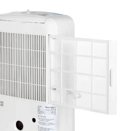 EcoAir DD1 CLASSIC MK6 7.5 Litre Desiccant Dehumidifier With Ioniser & Antibacterial Filter, White & Blue