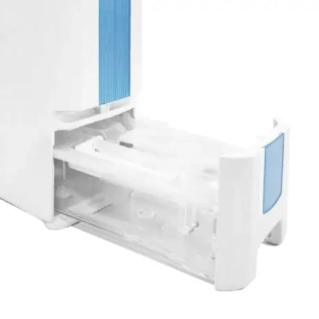 EcoAir DD1 CLASSIC MK6 7.5 Litre Desiccant Dehumidifier With Ioniser & Antibacterial Filter, White & Blue