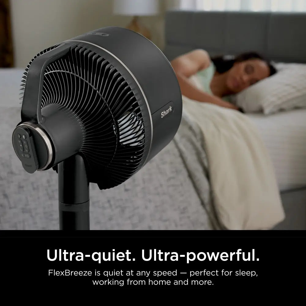 Shark FA220UK FlexBreeze High-Velocity Hybrid Cordless & Corded Fan - Black - 43475050430687 