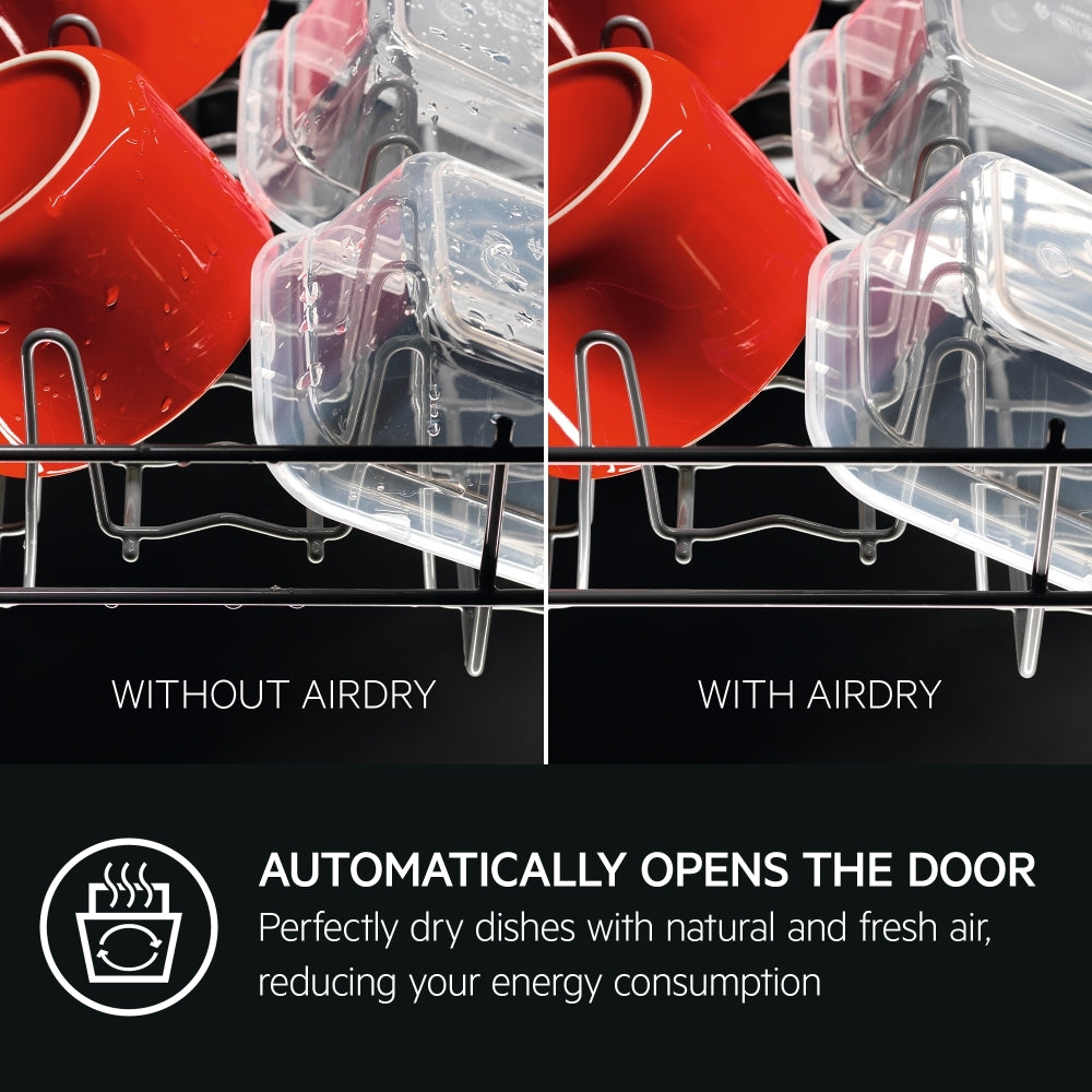 AEG FEE64917ZM Standard Semi-Integrated Dishwasher,Stainless Steel,C Rated - 43724550013151 