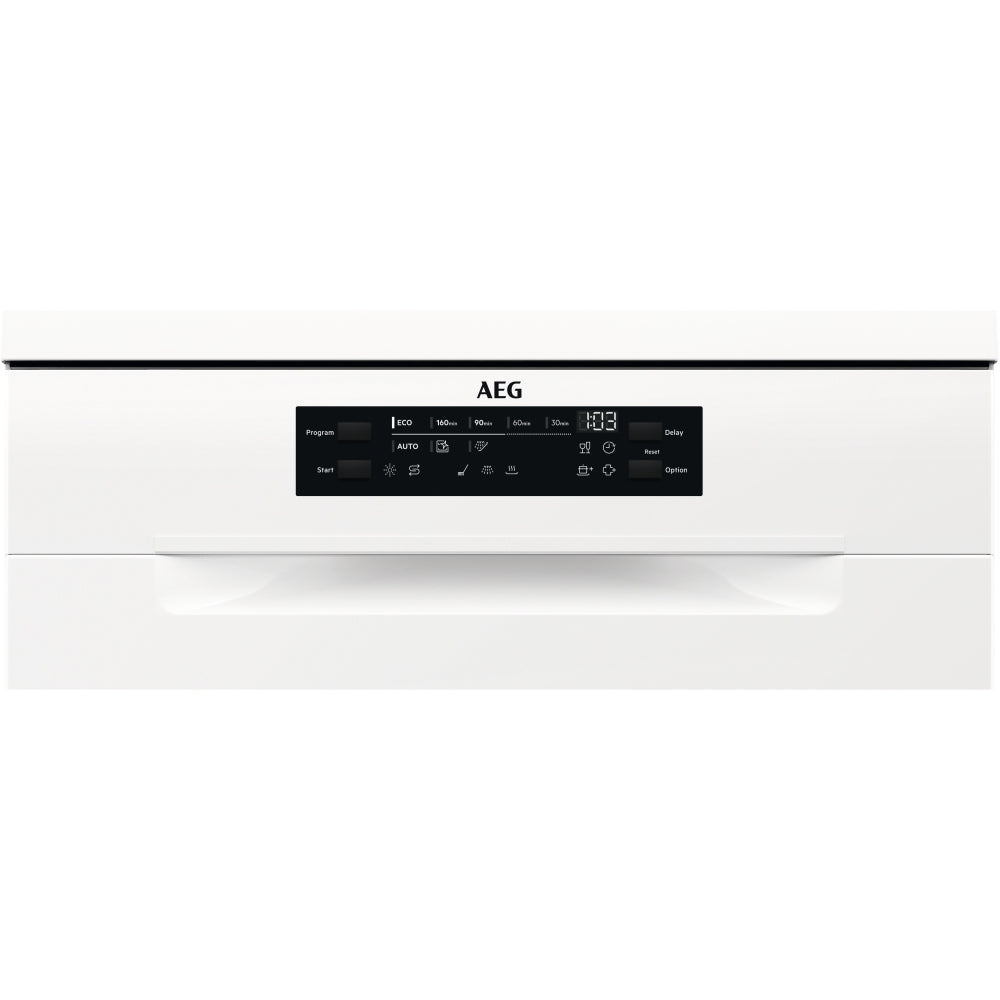AEG FFX32617ZW Standard Freestanding Dishwasher,White,E Rated