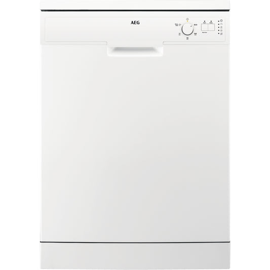 AEG FFX52607ZW Standard Freestanding Dishwasher,White,E Rated