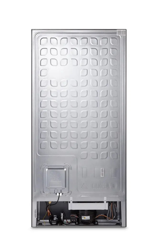 Fridgemaster MS83430ES 83.2cm 50/50 American Style Fridge Freezer, Silver - 73599414960501 