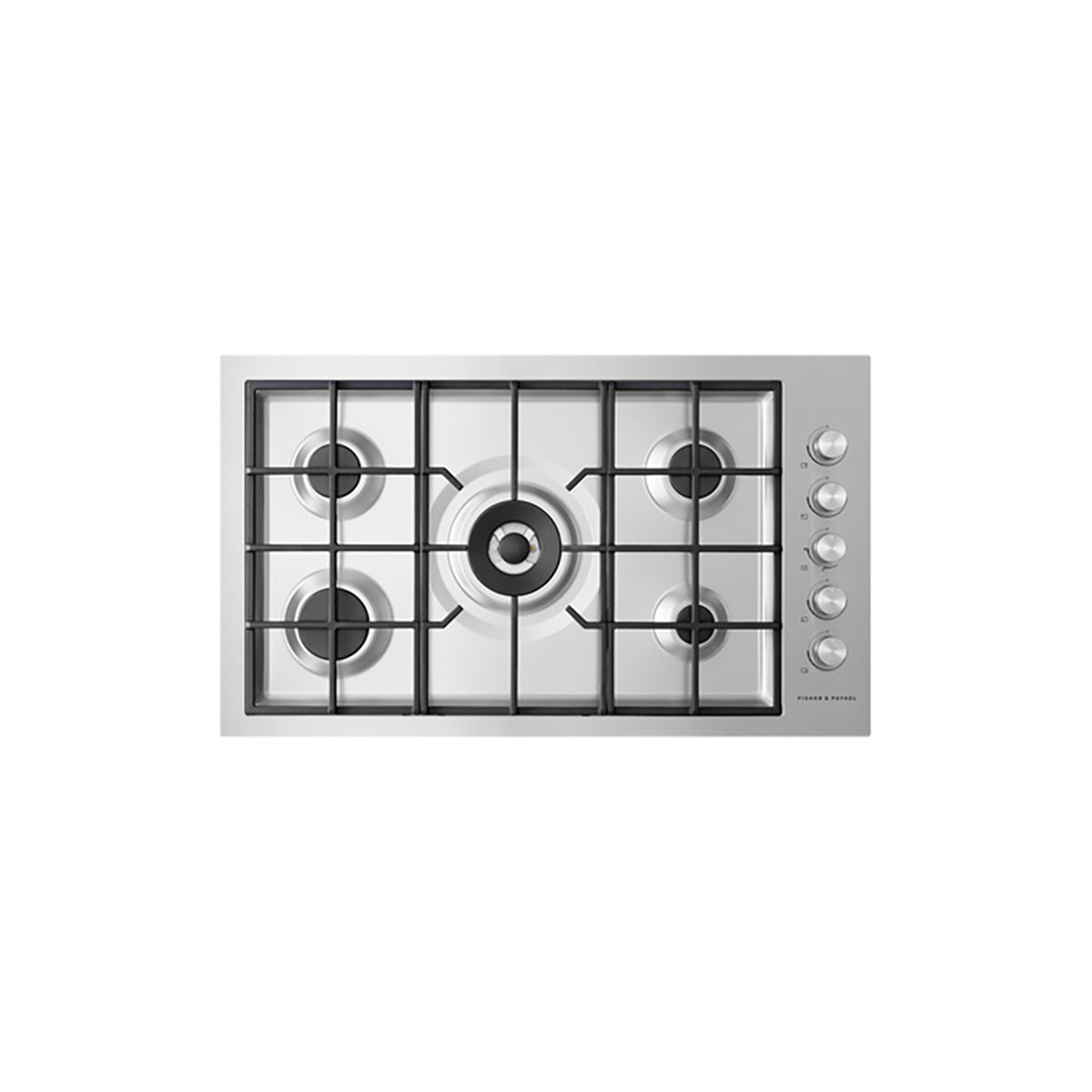 Fisher & Paykel CG905DWLPFCX3 Series 9 Contemporary 5 Burner Gas Hob, LPG, 90cm Wide - Stainless Steel