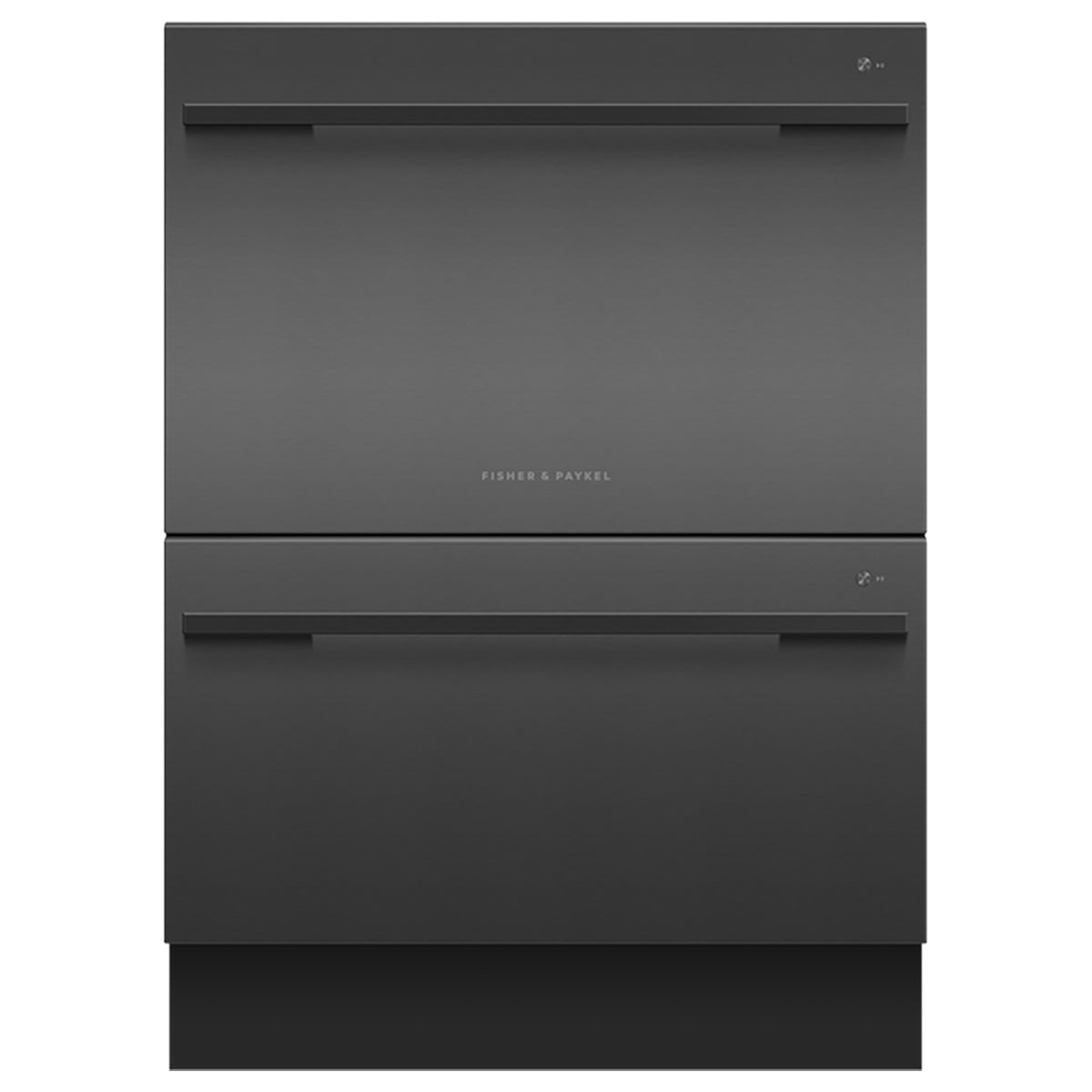 Fisher & Paykel DD60DDFHB9 Series 9 Contemporary Double DishDrawer™ Dishwasher, 12 Place Settings, 6 Wash Programs, 59.9cm Wide - Black Stainless Steel