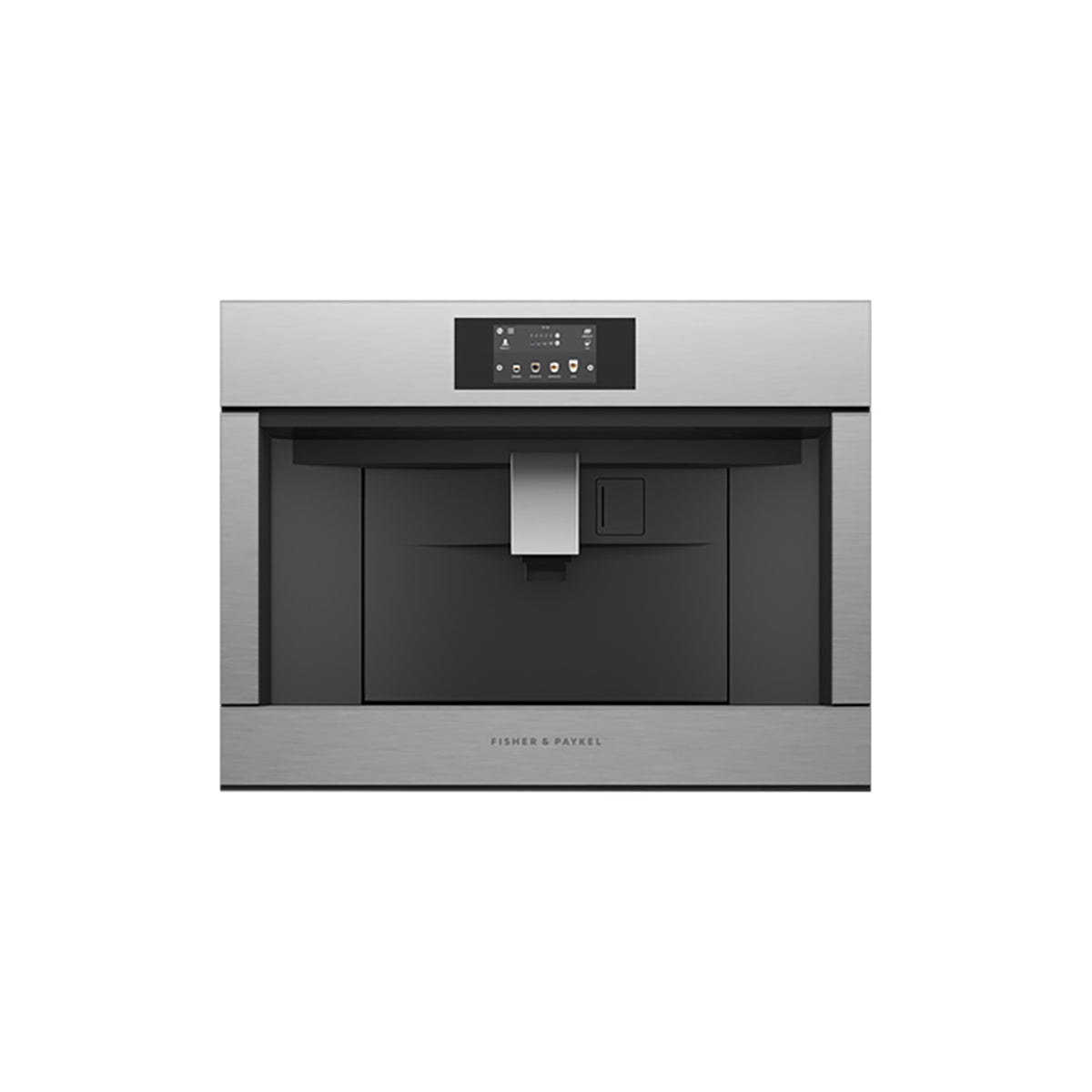 Fisher & Paykel EB60CSX3 Series 9 Contemporary Coffee Maker, 59.6cm Wide - Brushed Silver Glass