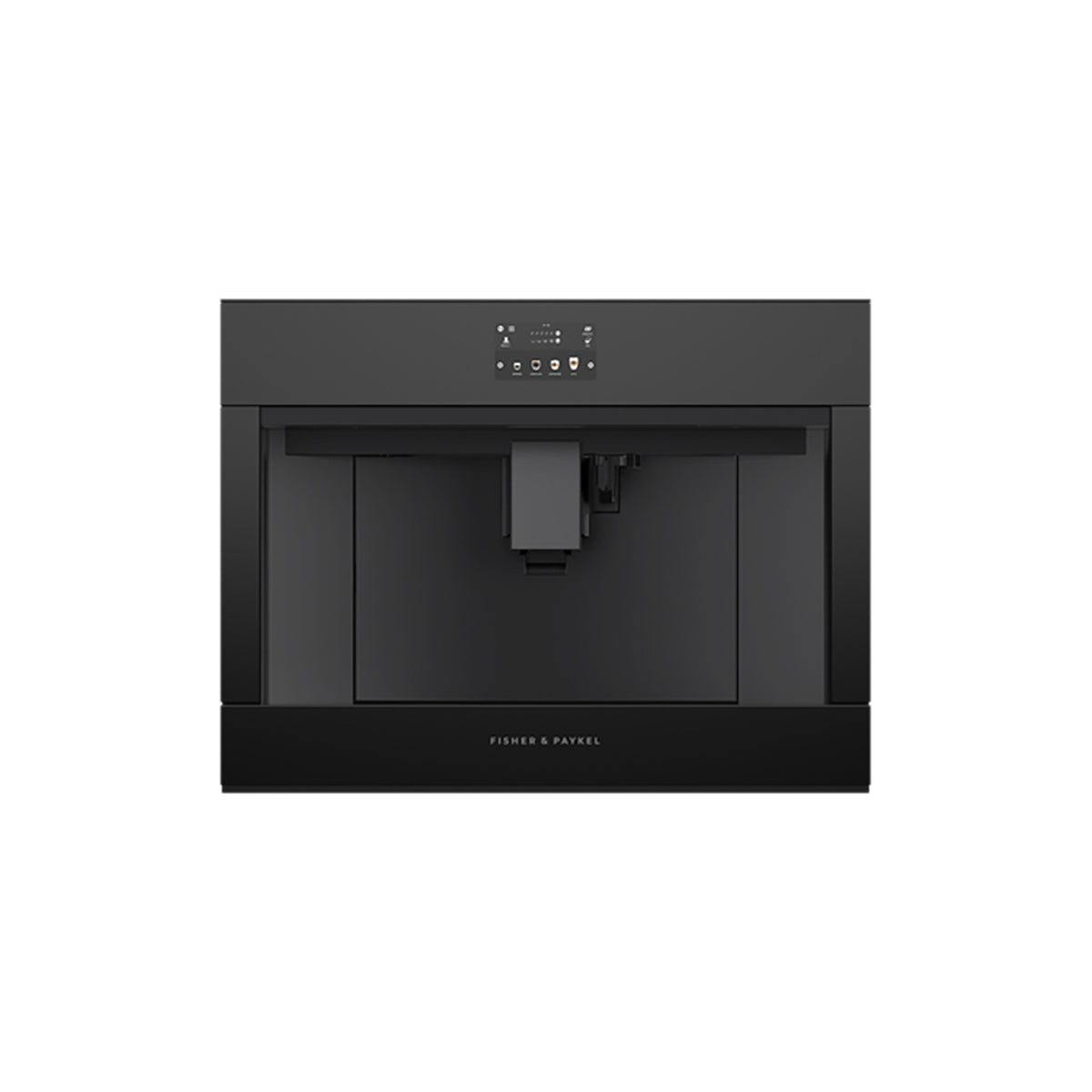 Fisher & Paykel EB60MSB1 Series 9 Minimal Built-In Coffee Maker, 13 Functions, 59.6cm Wide - Black Glass