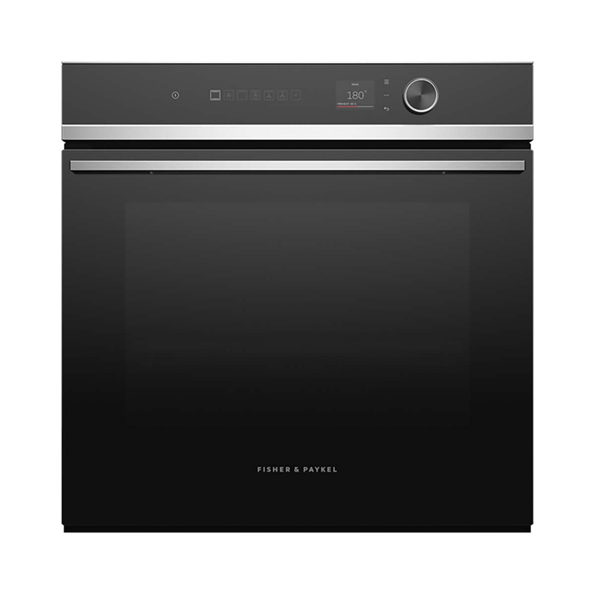 Fisher & Paykel OB60SD16PLX1 Series 7 85 Litre Built-In Contemporary Pyrolytic Single Oven, 16 Functions, 59.6cm Wide - Stainless Steel