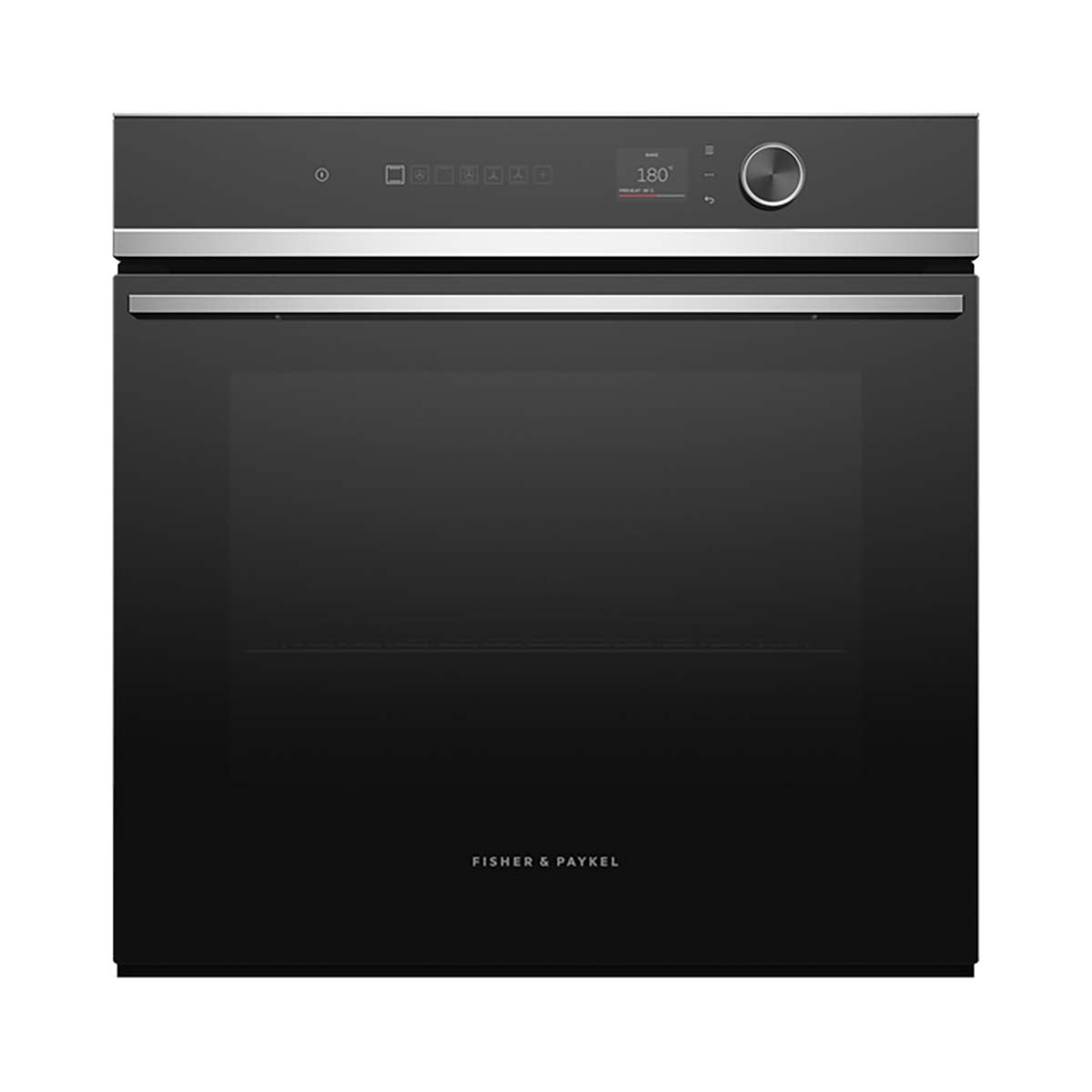 Fisher & Paykel OB60SD9PLX1 Series 7 85 Litre Contemporary Built-In Single Oven, 9 Functions, Pyrolytic Function, 59.6cm Wide – Stainless Steel