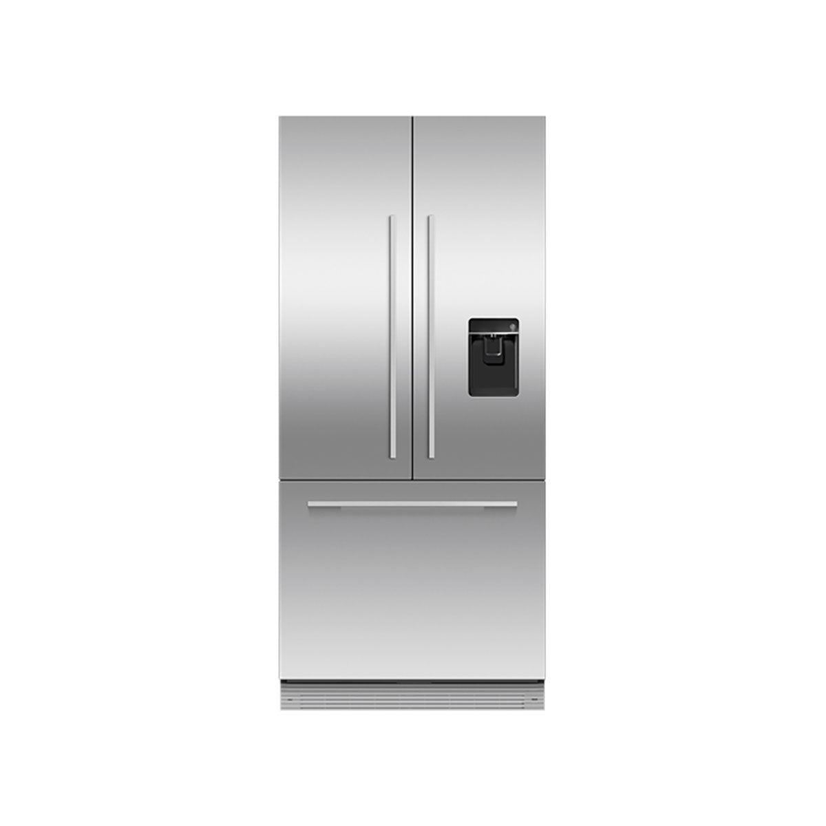 Fisher & Paykel RS80AU3 Series 7 Integrated French Door Refrigerator Freezer, 417 Litre, Ice & Water, 79.6cm Wide - Panel Ready