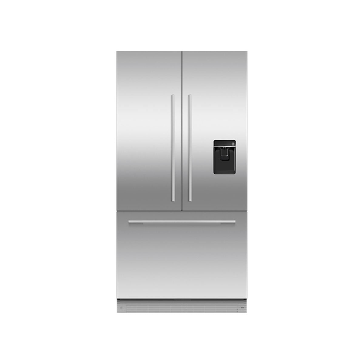 Fisher & Paykel RS90AU1 Series 7 Integrated French Door Refrigerator Freezer, Ice Maker & Water Dispenser, 476 Litre, 89.6cm Wide - Panel Ready