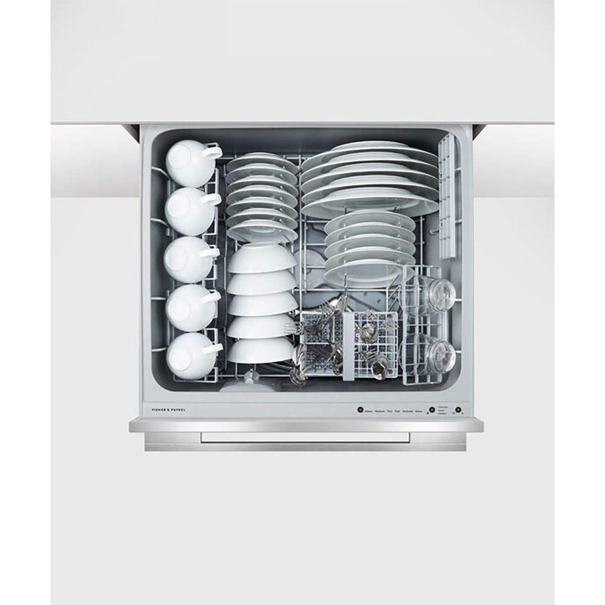 Fisher & Paykel DD60DDFHX9 Series 9 Contemporary Double DishDrawer™ Dishwasher, 59.9cm Wide - Stainless Steel