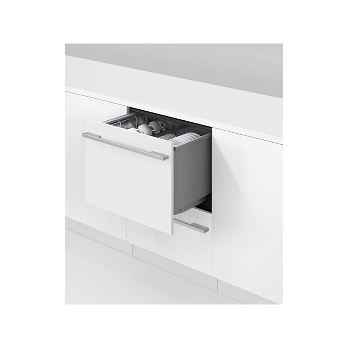 Fisher & Paykel DD60DTX6HI1 Series 11 Integrated Tall Double DishDrawer™ Dishwasher, 12 Place Settings, 59.9cm Wide - Panel Ready