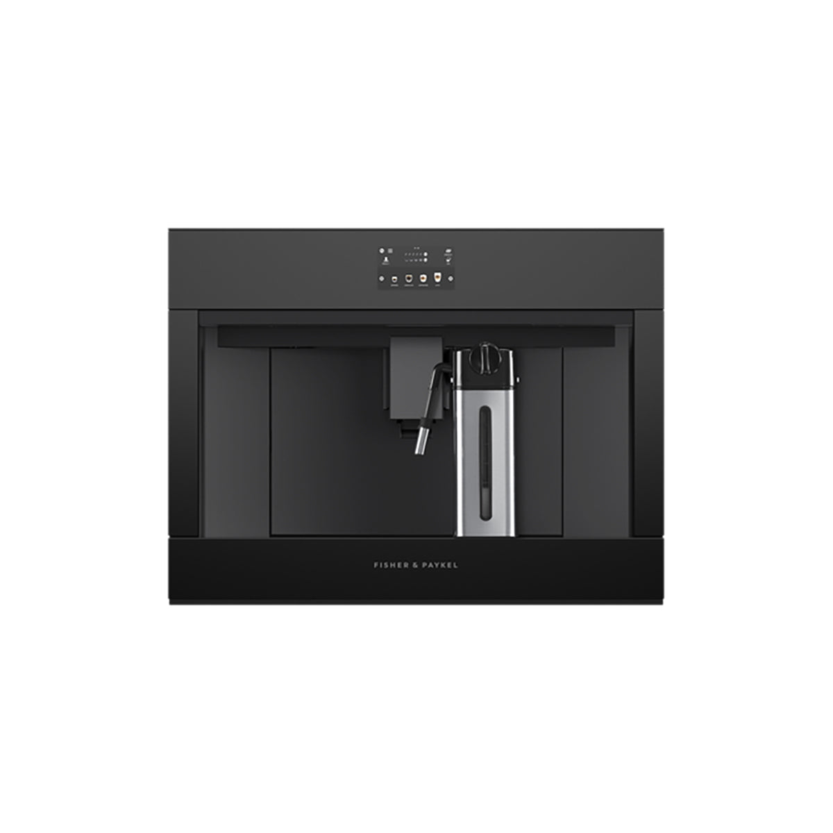 Fisher & Paykel EB60MSB1 Series 9 Minimal Built-In Coffee Maker, 13 Functions, 59.6cm Wide - Black Glass