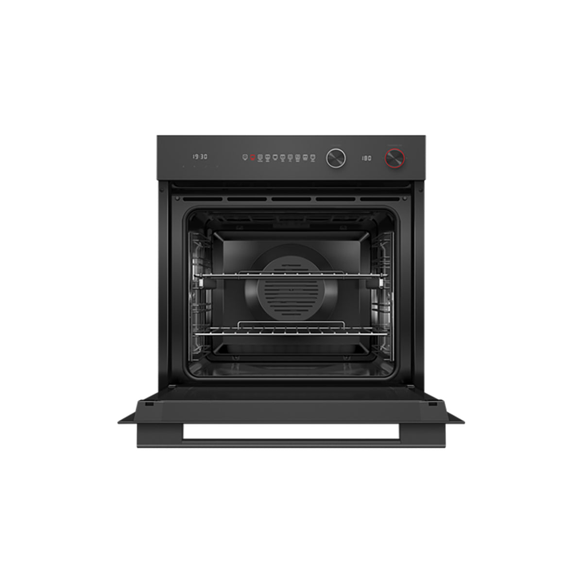 Fisher & Paykel OB60SACPGB5 Series 7 Contemporary Pyrolytic Oven, 9 Function, 59.6cm Wide - Black Glass
