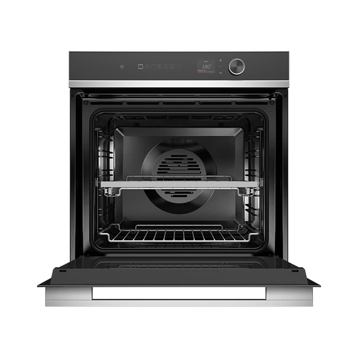 Fisher & Paykel OB60SD16PLX1 Series 7 85 Litre Built-In Contemporary Pyrolytic Single Oven, 16 Functions, 59.6cm Wide - Stainless Steel