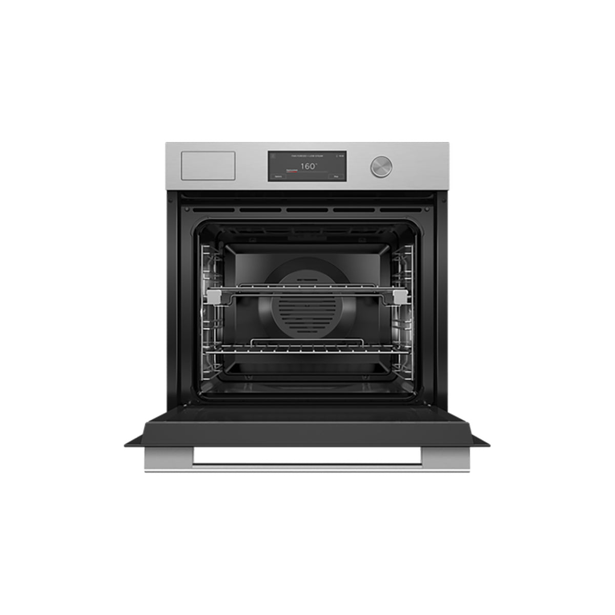 Fisher & Paykel OS60SACVUDX5 Series 9 Contemporary Combi-Steam Oven, 85 Litre, 59.6cm Wide - Brushed Silver Glass
