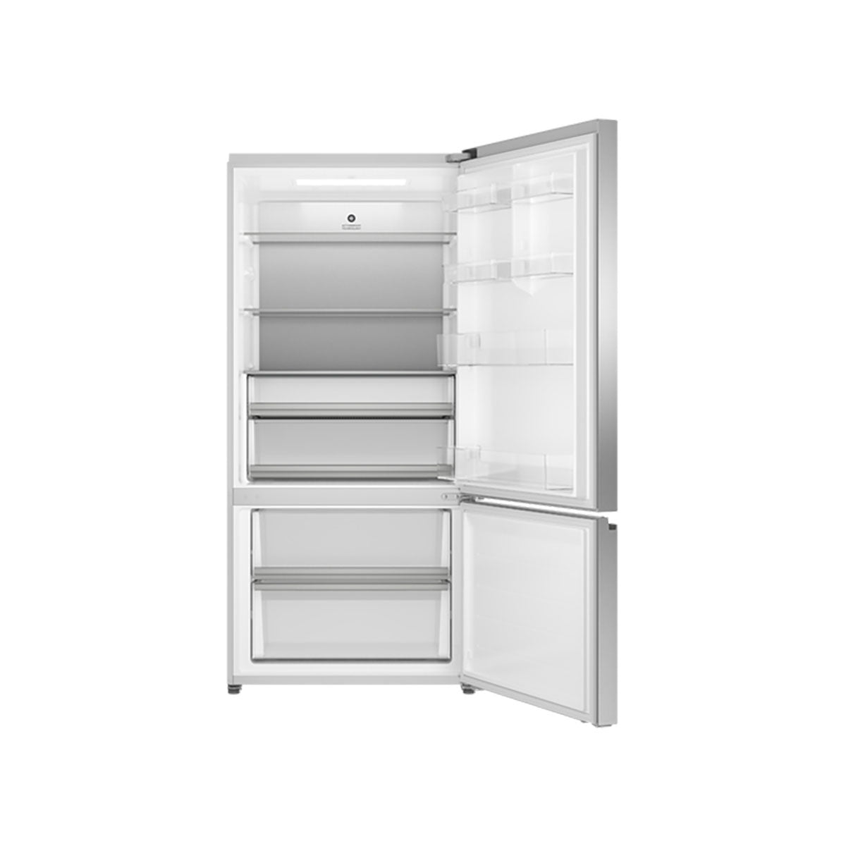 Fisher & Paykel RF505BRNQX1 Series 5 Refrigerator Freezer, 515 Litre, 79cm Wide, Recessed Handles, Flat Door - Stainless Steel