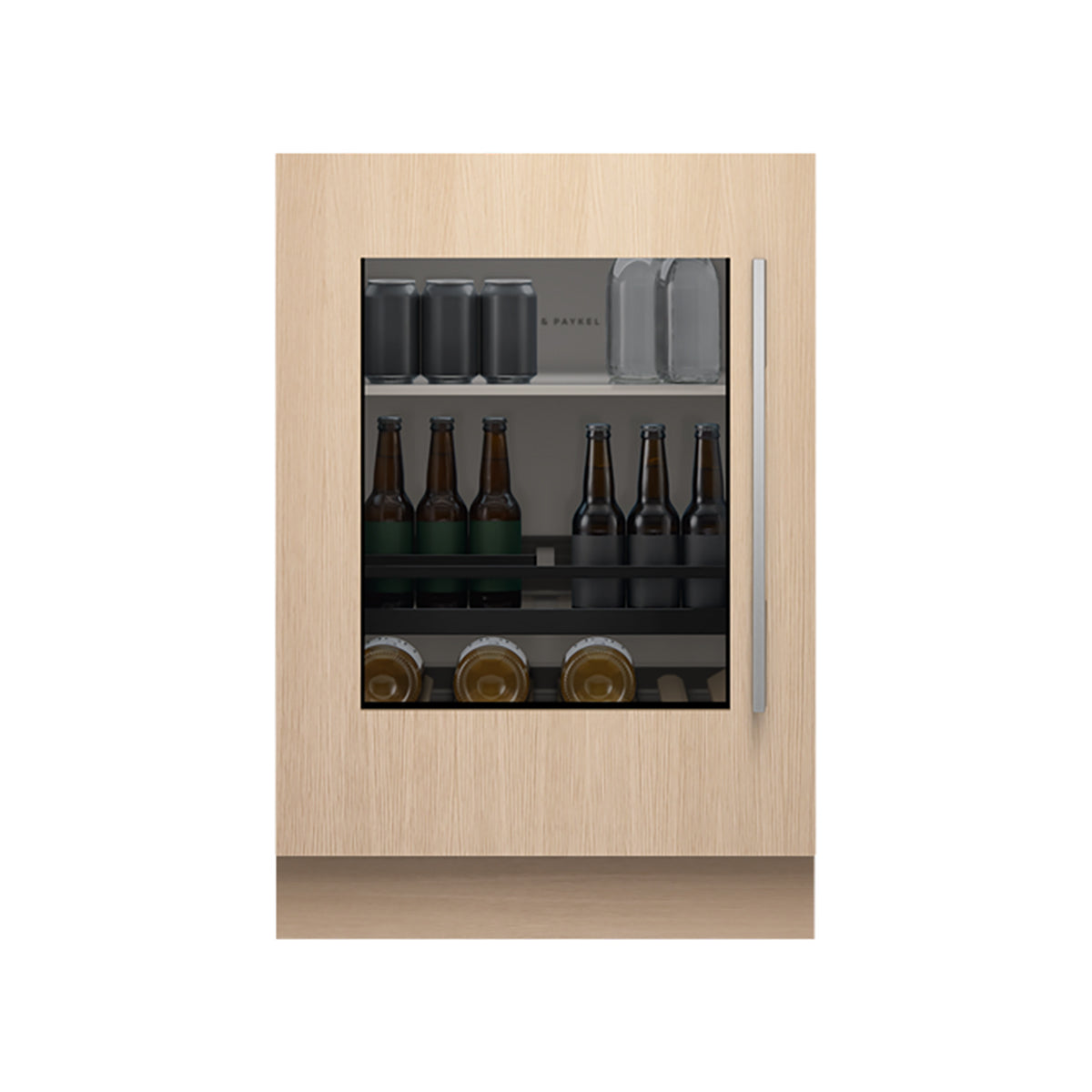 Fisher & Paykel RS6009SBLT1 Series 9 Integrated Beverage Centre, 129 Litre, 59.2cm Wide - Panel Ready, Left Hinge