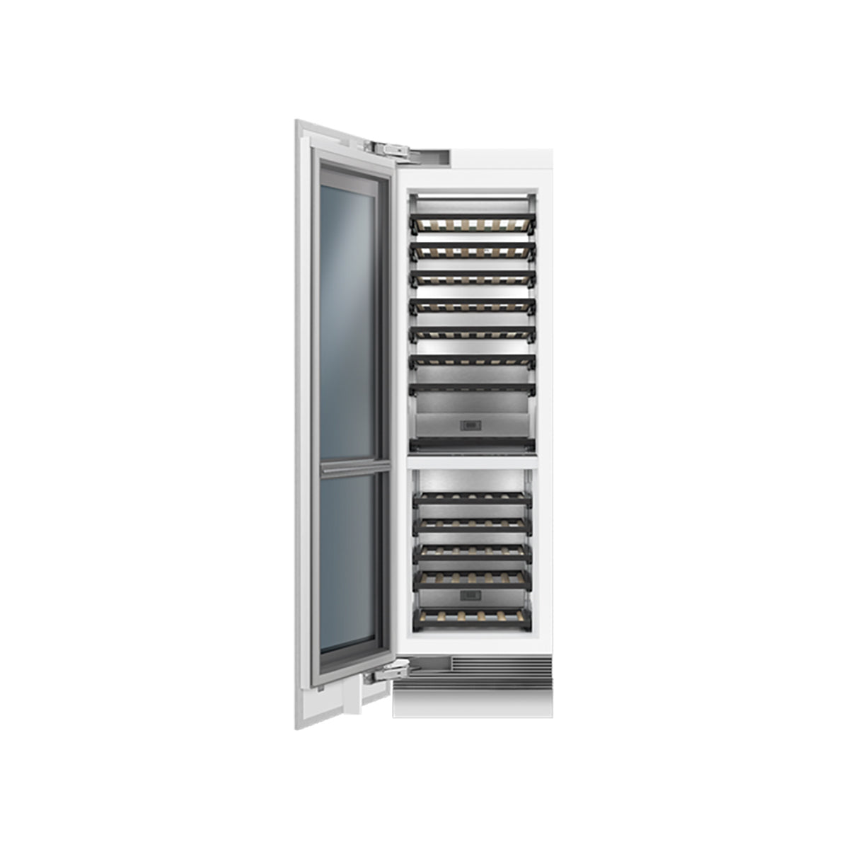 Fisher & Paykel RS6121VL2K1 Series 11 Integrated Column Wine Cabinet, 91 Bottle Capacity, 60.3cm Wide - Panel Ready, Left Hinge
