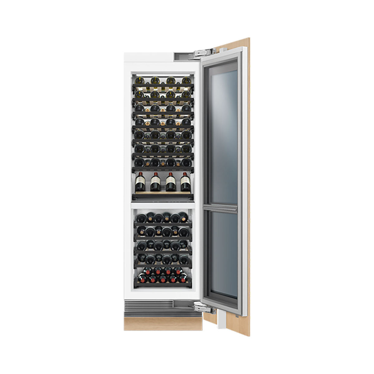 Fisher & Paykel RS6121VR2K1 Series 11 Integrated Column Wine Cabinet, 91 Bottle Capacity, 60.3cm Wide - Panel Ready, Right Hinge