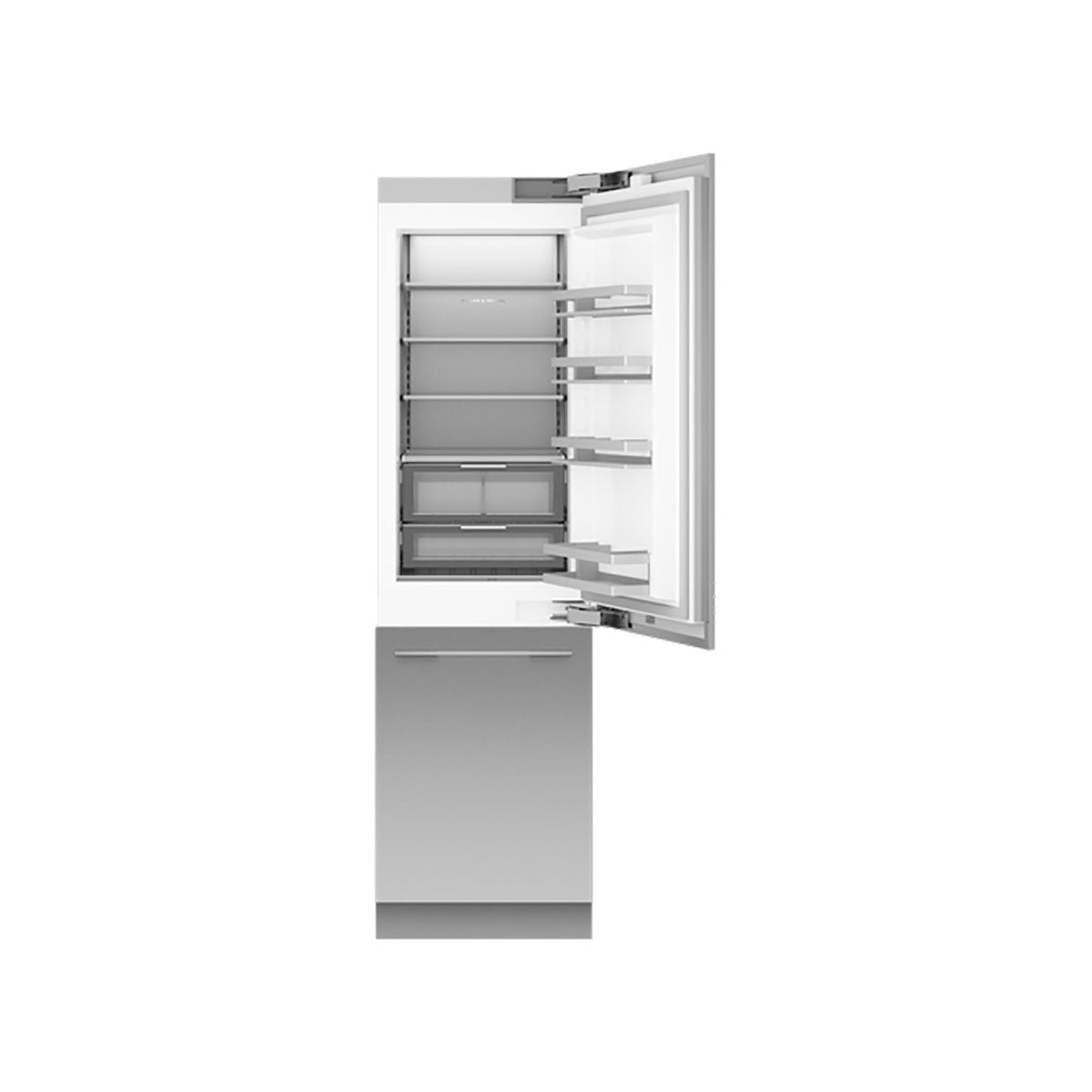 Fisher & Paykel RS6121WRUE1 Series 11 Integrated Refrigerator Freezer, Ice & Water, 342 Litre, 60.3cm Wide - Panel Ready, Right Hinge