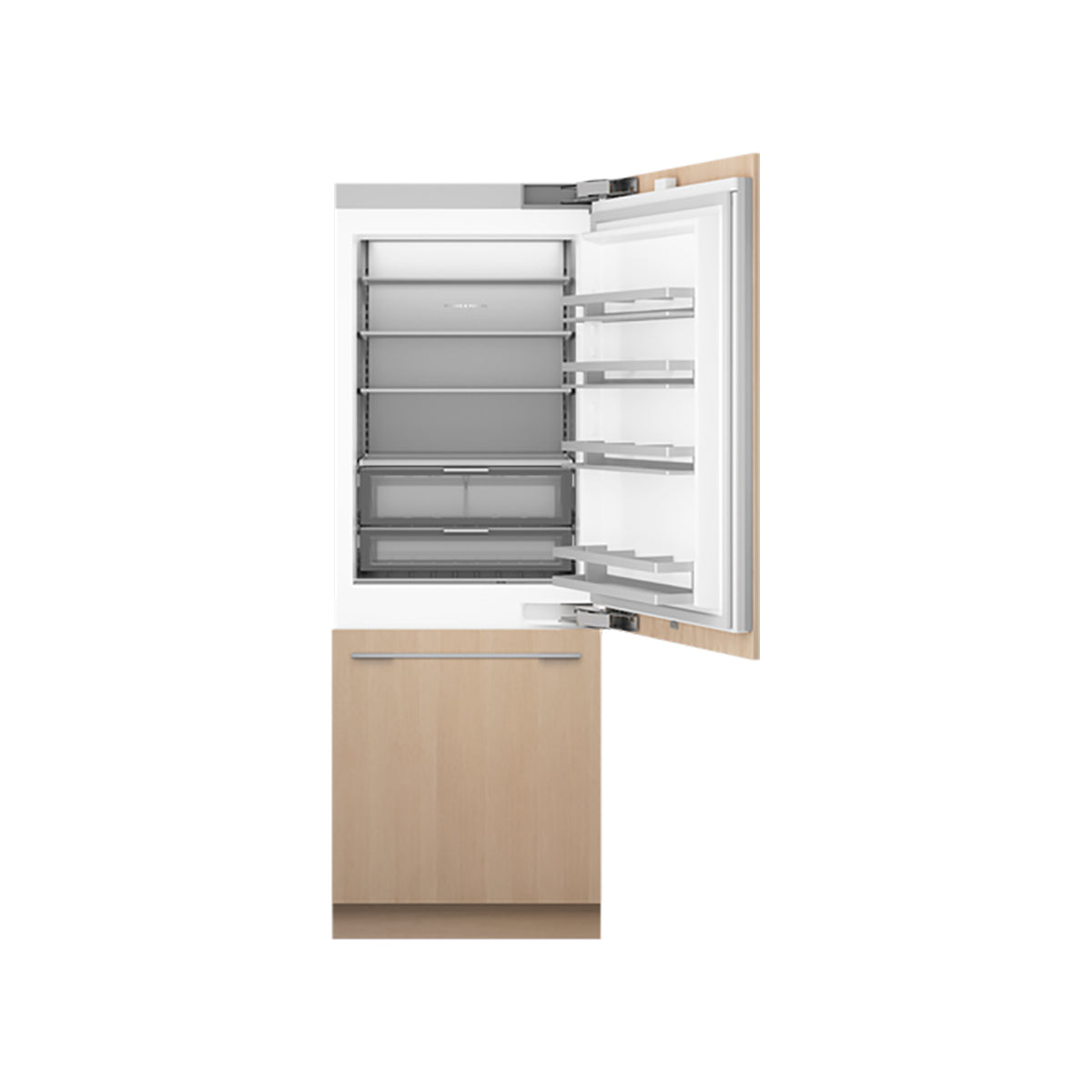 Fisher & Paykel RS7621WRUE1 Series 11 Integrated Refrigerator Freezer, 449 Litre, 75.6cm Wide - Panel Ready, Right Hinge