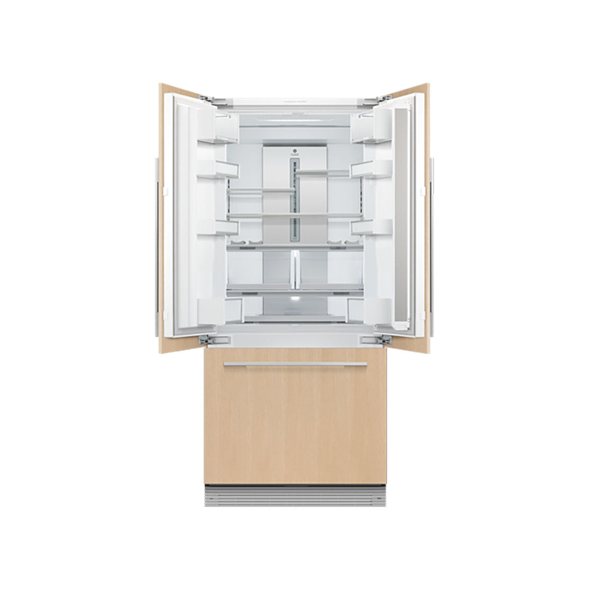 Fisher & Paykel RS80A3 Series 7 Integrated French Door Refrigerator With Bottom Freezer, 417 Litre, 79.6cm Wide - Panel Ready
