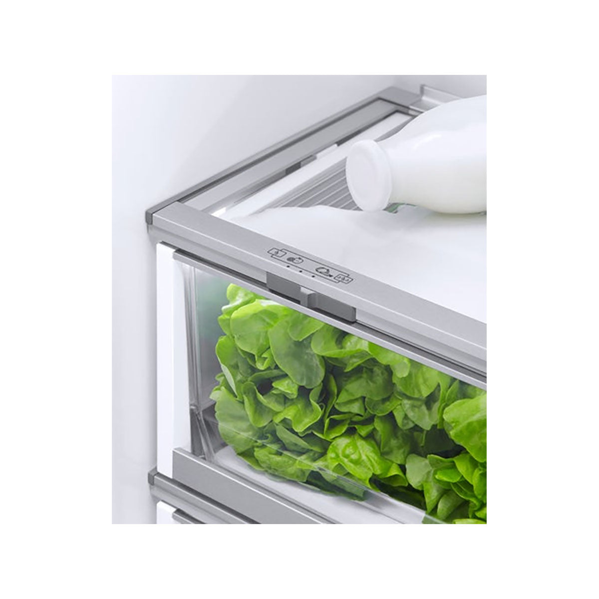 Fisher & Paykel RS90A3 Series 7 Integrated French Door Refrigerator Freezer, 331/145 Litre, 89.6cm Wide - Panel Ready