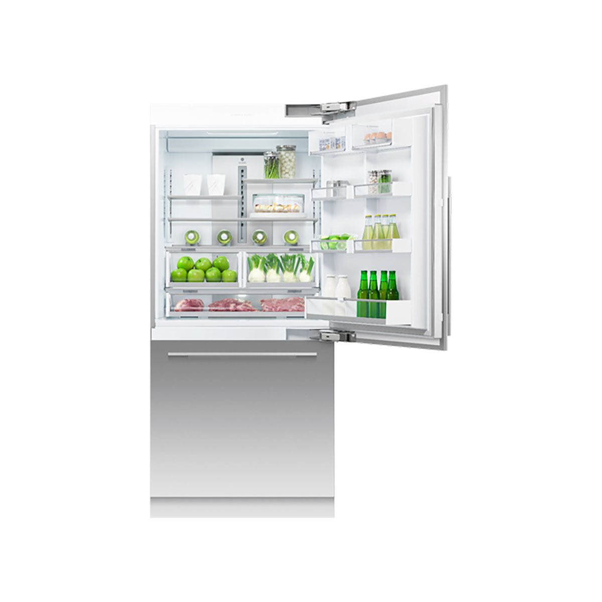 Fisher & Paykel RS9120WRJ2 Series 7 Integrated Refrigerator Freezer, Ice Maker, 477 Litre, 90.6cm Wide - Panel Ready, Right Hinge