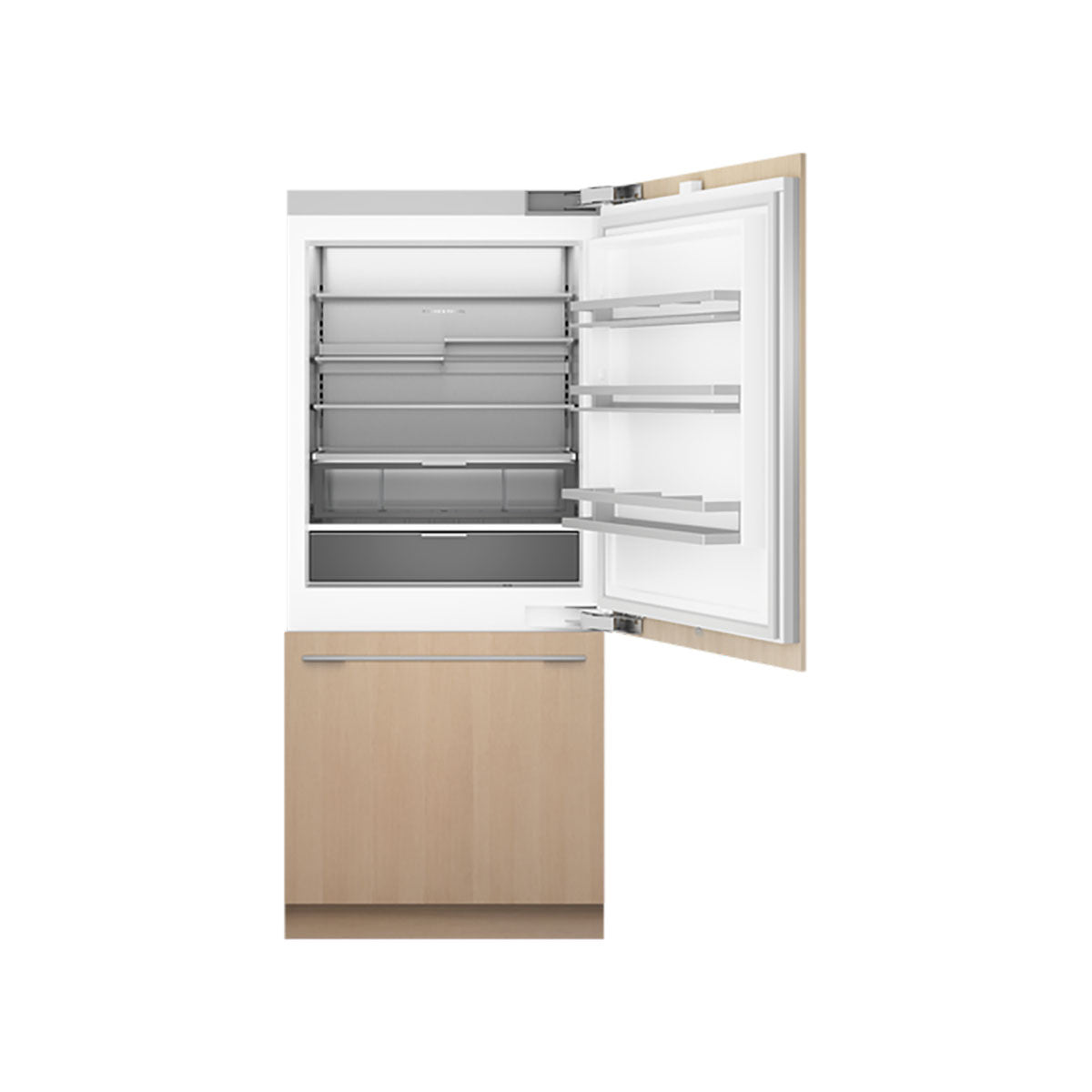Fisher & Paykel RS9121WRUVE1 Series 11 Integrated Refrigerator Freezer, Ice & Water Dispenser, 555 Litre, 90.8cm Wide - Panel Ready, Right Hinge