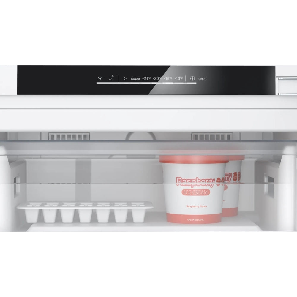 Bosch GUN21VFE0G Series 4 No Frost Built-Under Freezer, Fixed Hinge, White, E Rated - 43657896788191 