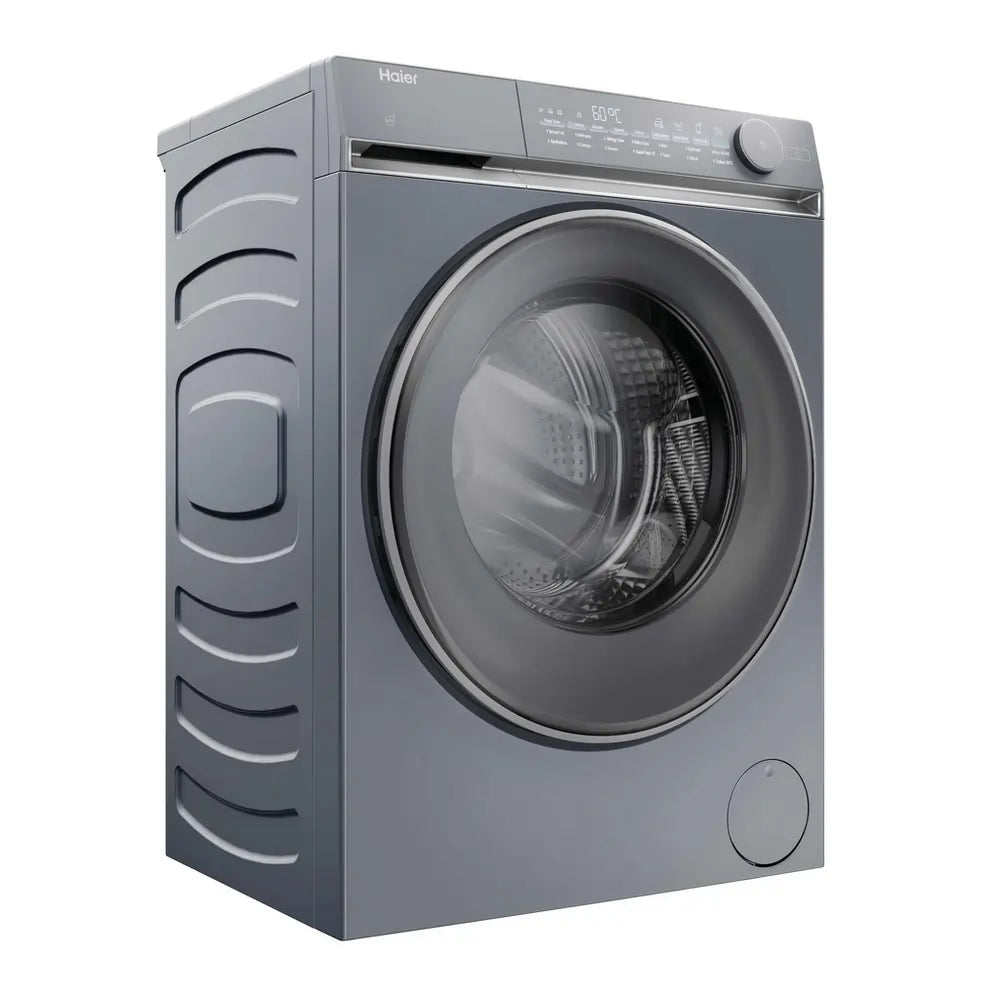 Haier X7 HW100B14367GUUK 10kg 1400 Spin Wi-Fi Connected Washing Machine, Graphite